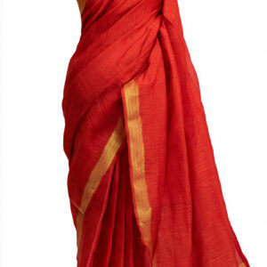 Beautiful Red Silk Saree