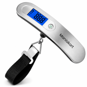 Digital Luggage Weight Scale | 50KG Capacity | Portable Hanging Scale with LCD Display`