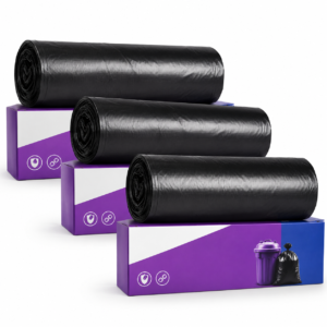 Heavy Duty Garbage Bags | Strong & Leakproof | Pack of 3 Rolls | Kitchen, Office, Outdoor Use`