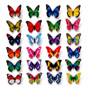 Pack of 12 Pcs 3D Butterfly Wall Stickers ! Realistic 3D Butterfly  Wall Decor for Bedroom & Kids Room