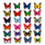 Pack of 12 Pcs 3D Butterfly Wall Stickers ! Realistic 3D Butterfly  Wall Decor for Bedroom & Kids Room