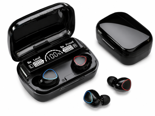 Premium TWS Wireless Earbuds with LED Display - Bluetooth 5.3, 40H Playtime