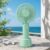 Mini Portable Rechargeable Hand Fan - USB, 3 Speed, Desktop Stand, Long Battery
