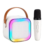 Portable Karaoke Speaker with Wireless Mic | Bluetooth 5.3 + LED Lights + 6-8H Battery`