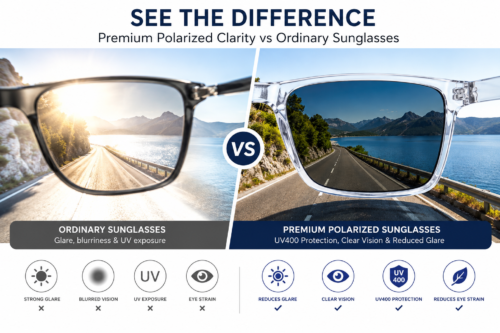 Premium Polarized Sunglasses | UV400 + Anti-Glare Lenses`