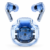Transparent Crystal TWS Earbuds - Bluetooth 5.3, LED Display, Gaming Mode
