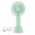 Mini Portable Rechargeable Hand Fan - USB, 3 Speed, Desktop Stand, Long Battery