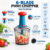 Manual 6 Blade Push Chopper | Multi-Purpose Vegetable & Food Chopper | Easy Push Hand Chopper with Sharp Stainless Steel Blades | Onion, Tomato, Carrot, Capsicum, Cabbage, Garlic & Ginger Chopper