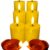 TheManiaKart Premium Festive Combo - Pack of 6 Smokeless LED Pillar Candles + 2 FREE Water Sensor Diyas | Festive Home & Puja Ghar Decoration Lights