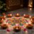 Premium Water Sensor LED Diyas - Set of 12 pcs(Water Activated, Flameless & Reusable)