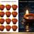 Premium Water Sensor LED Diyas - Set of 12 pcs(Water Activated, Flameless & Reusable)