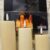 Premium Flickering LED Candle Lights - Set of 3 (Battery Operated, Safe & Smokeless)